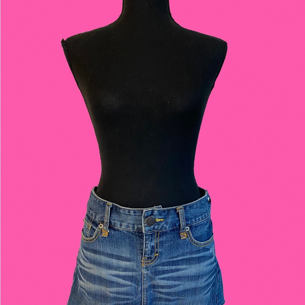 Vintage denim skirt
